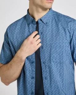 Fashion Dunnes Stores 100% Cotton Regular Fit Short-Sleeved Shirt