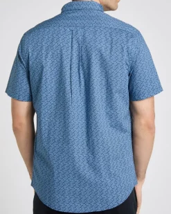 Fashion Dunnes Stores 100% Cotton Regular Fit Short-Sleeved Shirt