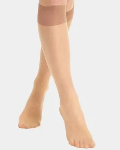 Online Dunnes Stores 20 Denier Medium Support Knee Highs - Pack Of 2