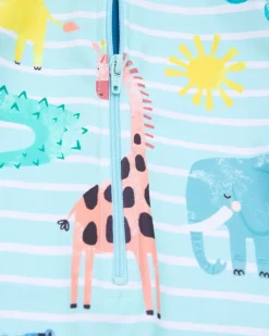 New Dunnes Stores Animal All-Over Print Unitard Set (0 Months-5 Years)