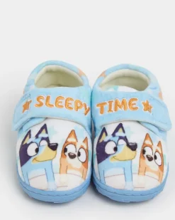Best Dunnes Stores Baby Blue Bluey Slippers (Size 5 Infant-10)
