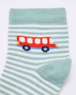 Outlet Dunnes Stores Baby Boys Design Socks - Pack Of 5