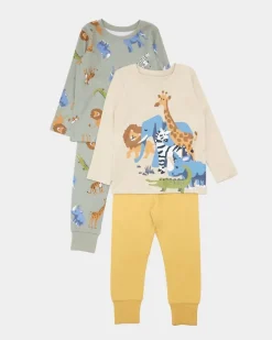 Best Dunnes Stores Baby Boys Pyjamas - Pack Of 2 (6 Months-4 Years)