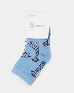 Discount Dunnes Stores Baby Boys Socks - Pack Of 5