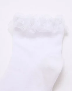 Clearance Dunnes Stores Baby Cotton Lace Socks - Pack Of 3