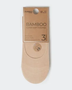 Discount Dunnes Stores Bamboo Footie - Pack Of 3