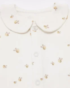 Hot Dunnes Stores Bear And Bee Sleepsuit - Pack Of 2 (Newborn-12 Months)