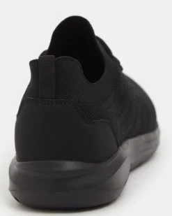 Hot Dunnes Stores Black Mesh Trainers