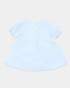 Hot Dunnes Stores Blue Floral Dress (Newborn-12 Months)