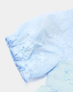 Hot Dunnes Stores Blue Floral Dress (Newborn-12 Months)