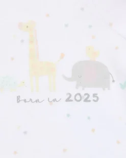 Clearance Dunnes Stores Born In 2025 Two-Way-Zip Set (Newborn-9 Months)