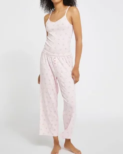 Online Dunnes Stores Bow Cami 7/8 Pyjama Set