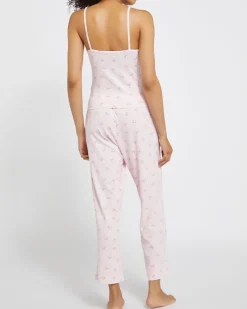 Online Dunnes Stores Bow Cami 7/8 Pyjama Set