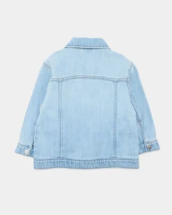 New Dunnes Stores Bow Denim Jacket (6 Months-5 Years)