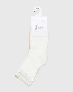 Sale Dunnes Stores Bow Socks - Pack Of 3