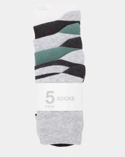New Dunnes Stores Boys Crew Socks - Pack Of 5