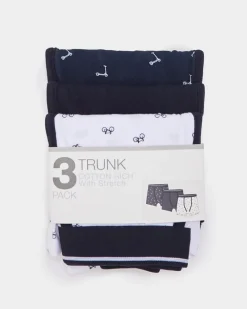 Clearance Dunnes Stores Boys Jersey Trunks - Pack Of 3 (2-14 Years)