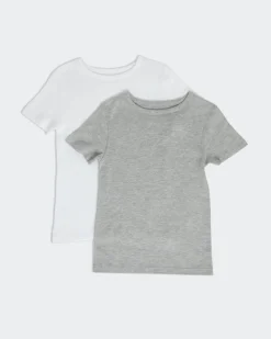 Fashion Dunnes Stores Boys Thermal Short-Sleeved T-Shirt - Pack Of 2 - (2-14 Years)