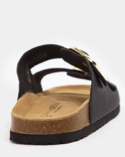Online Dunnes Stores Buckle Footbed Sandals