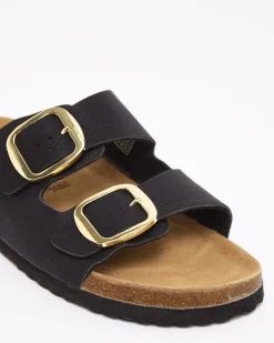 Online Dunnes Stores Buckle Footbed Sandals
