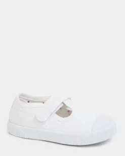 New Dunnes Stores Canvas Mary-Janes (Size 4 Infant-13)