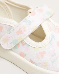 Hot Dunnes Stores Canvas Mary-Janes (Size 4 Infant-13)