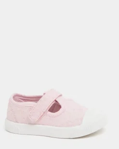 New Dunnes Stores Canvas Mary-Janes (Size 4 Infant-13)