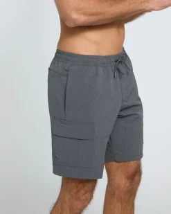 Online Dunnes Stores Cargo Grid Fabric Swim Shorts