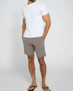 Discount Dunnes Stores Cargo Grid Fabric Swim Shorts