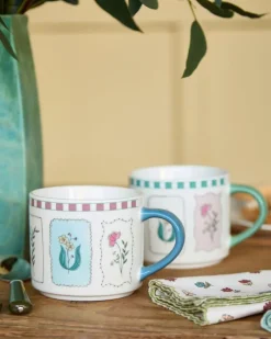 Fashion Dunnes Stores Carolyn Donnelly Eclectic Floral Sketch Mug