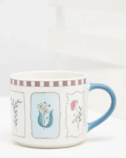 Fashion Dunnes Stores Carolyn Donnelly Eclectic Floral Sketch Mug