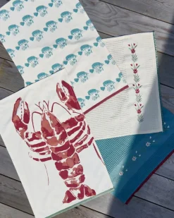 Online Dunnes Stores Carolyn Donnelly Eclectic Waffle Embroidered Tea Towel
