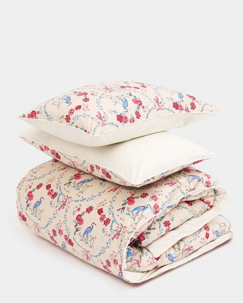 Online Dunnes Stores Carolyn Donnelly Eclectic Bird Print Duvet Set