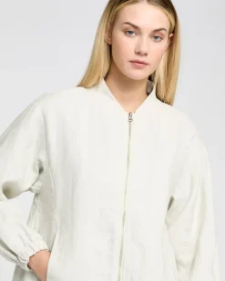 Discount Dunnes Stores Carolyn Donnelly The Edit Linen Bomber Jacket