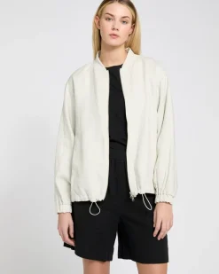 Discount Dunnes Stores Carolyn Donnelly The Edit Linen Bomber Jacket