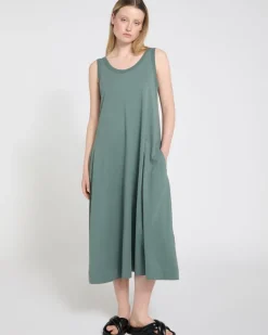 Outlet Dunnes Stores Carolyn Donnelly The Edit Khaki Jersey Singlet Dress