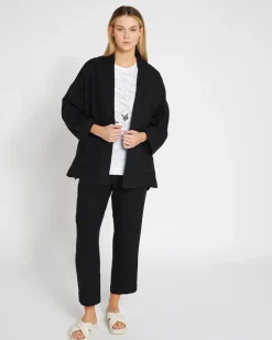 New Dunnes Stores Carolyn Donnelly The Edit Black Linen Jacket