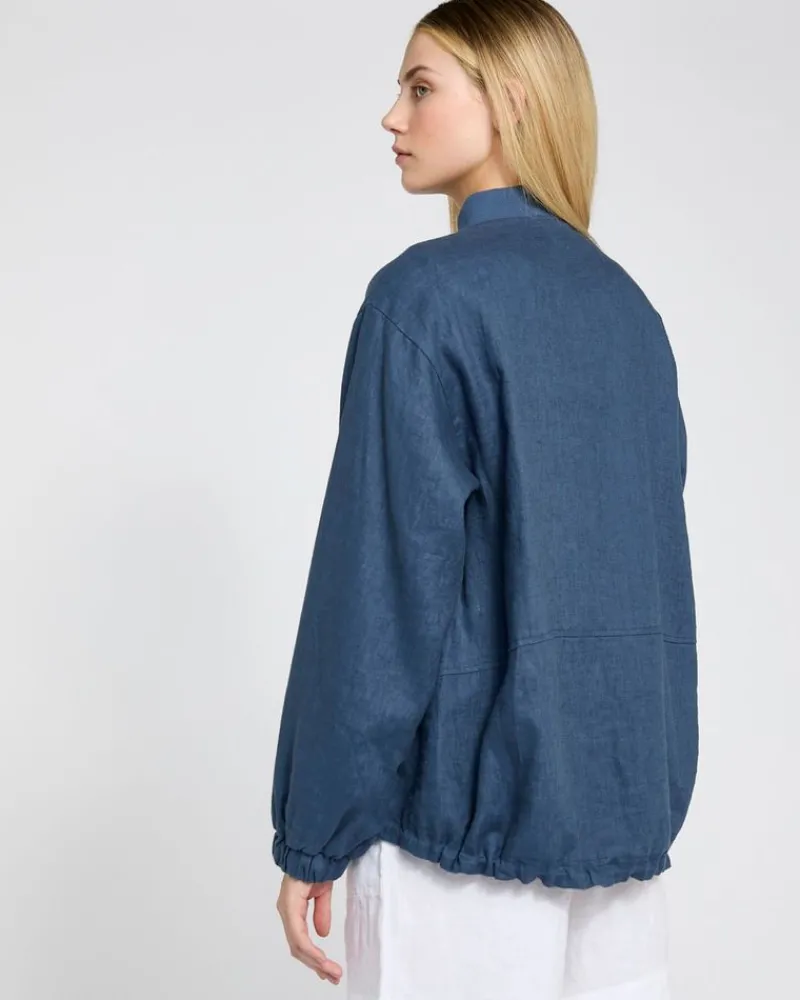 Outlet Dunnes Stores Carolyn Donnelly The Edit Linen Bomber Jacket