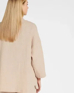 Sale Dunnes Stores Carolyn Donnelly The Edit Stone Linen Jacket
