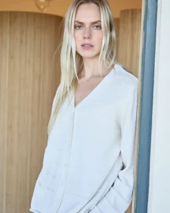 Outlet Dunnes Stores Carolyn Donnelly The Edit Fine Garter Knit Stone Cardigan