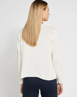 Outlet Dunnes Stores Carolyn Donnelly The Edit Fine Garter Knit Stone Cardigan