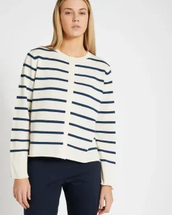 Best Dunnes Stores Carolyn Donnelly The Edit Cotton Stripe Cardigan
