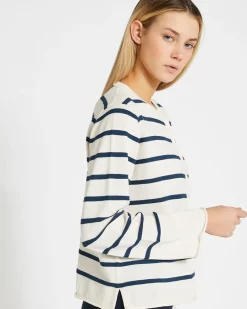 Best Dunnes Stores Carolyn Donnelly The Edit Cotton Stripe Cardigan