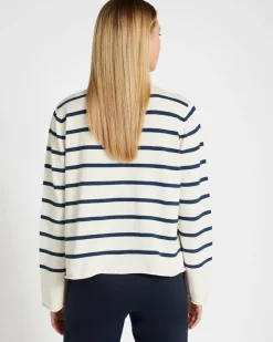 Best Dunnes Stores Carolyn Donnelly The Edit Cotton Stripe Cardigan