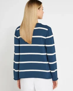 Fashion Dunnes Stores Carolyn Donnelly The Edit Cotton Stripe Knit Jumper