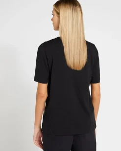 Discount Dunnes Stores Carolyn Donnelly The Edit Leaf Print T-Shirt