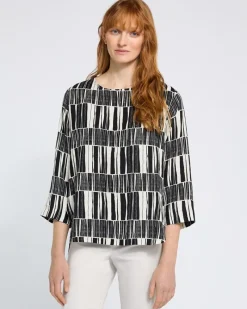 Best Dunnes Stores Carolyn Donnelly The Edit Printed Linen Top