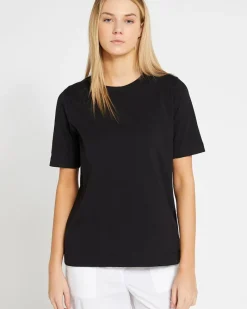 Sale Dunnes Stores Carolyn Donnelly The Edit Black Cotton T-Shirt