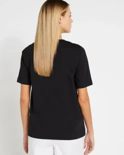 Sale Dunnes Stores Carolyn Donnelly The Edit Black Cotton T-Shirt