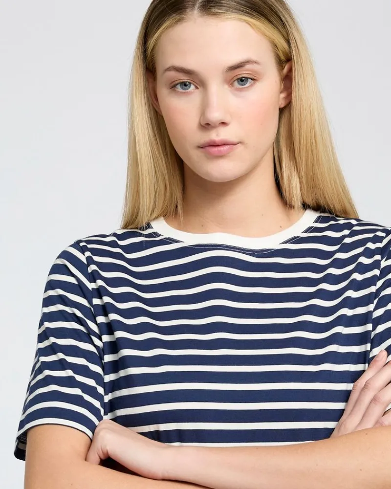 Sale Dunnes Stores Carolyn Donnelly The Edit Stripe Cotton T-Shirt